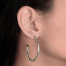 Brinco Argola com Pérolas e Esferas