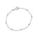 Pulseira Dourada Bolinhas Delicada